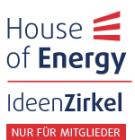 zur Veranstaltung House of Energy IdeenZirkel Mobilität + Energie
